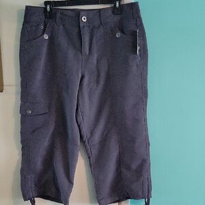 Style & Co. Womens Dark Gray Capri Pants